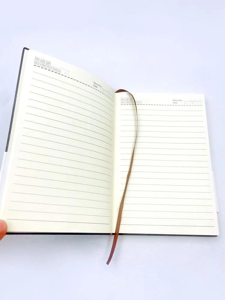 A5/A6 Leather Notebook 160 Lined Pages