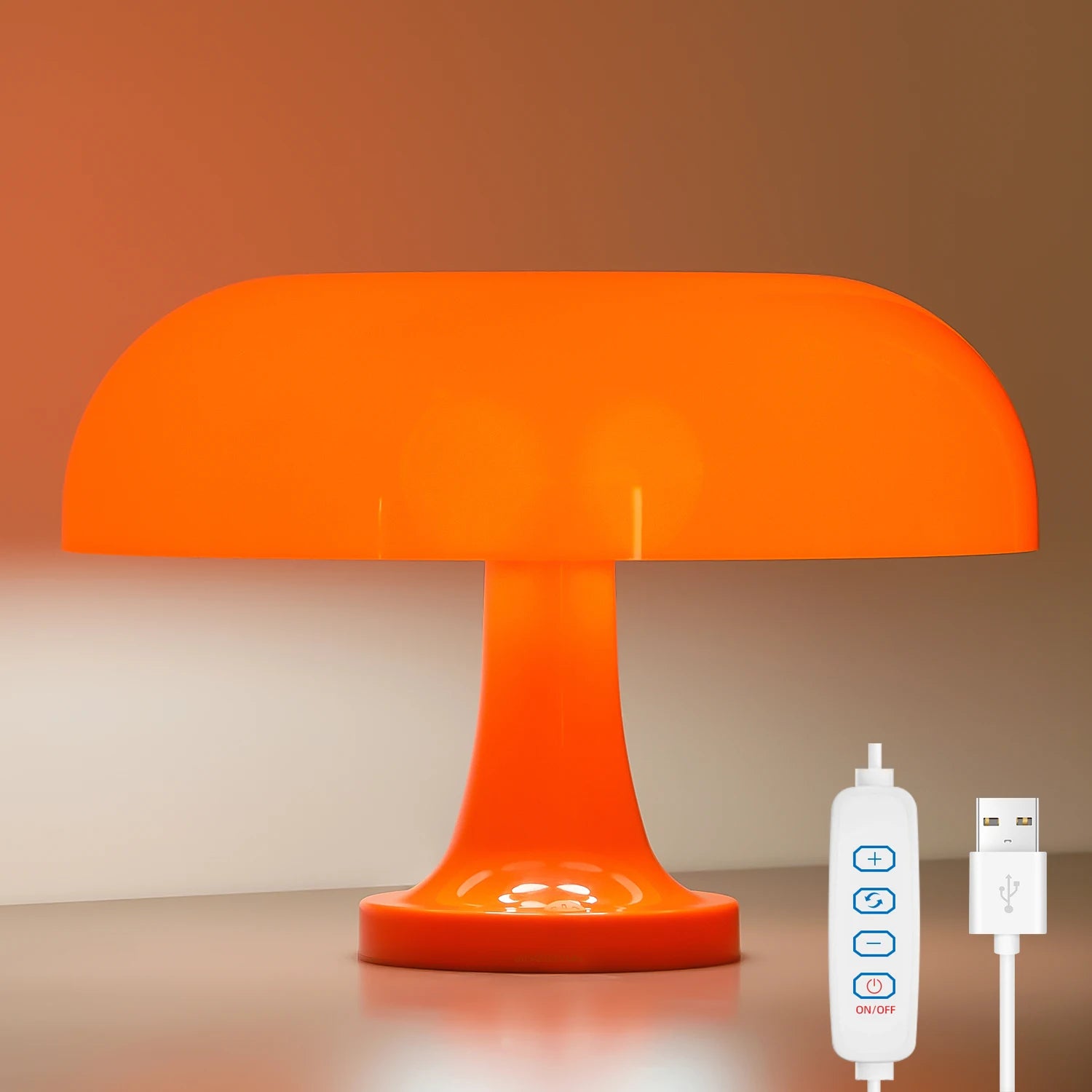 Modern Orange Lamp