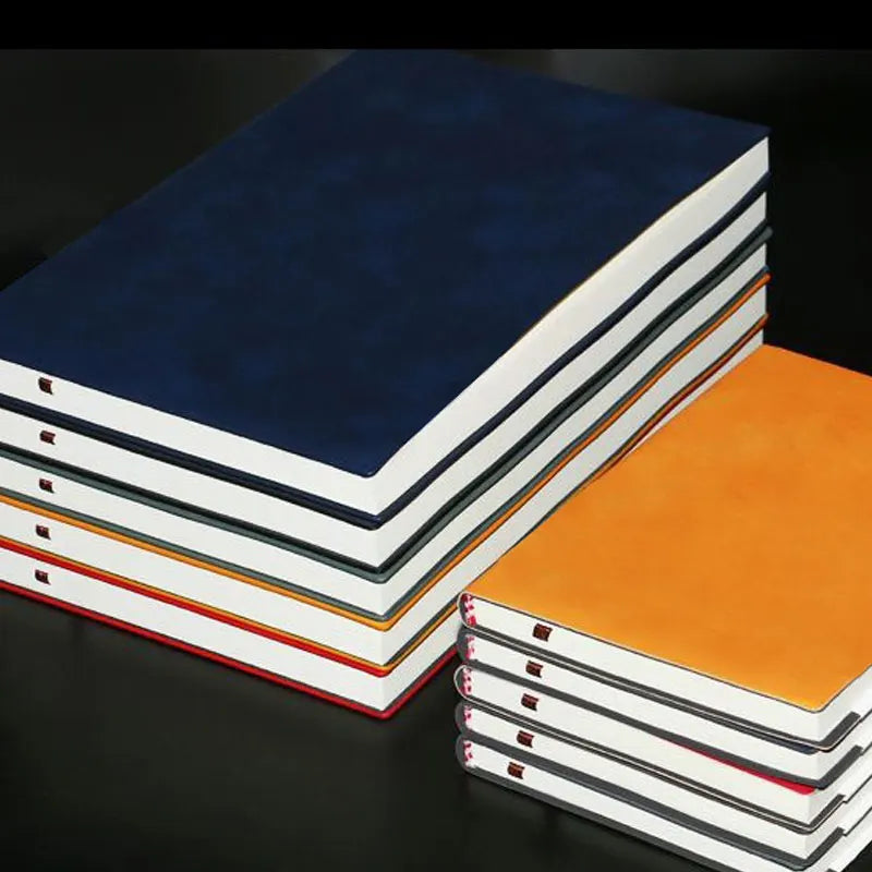 A5/A6 Leather Notebook 160 Lined Pages
